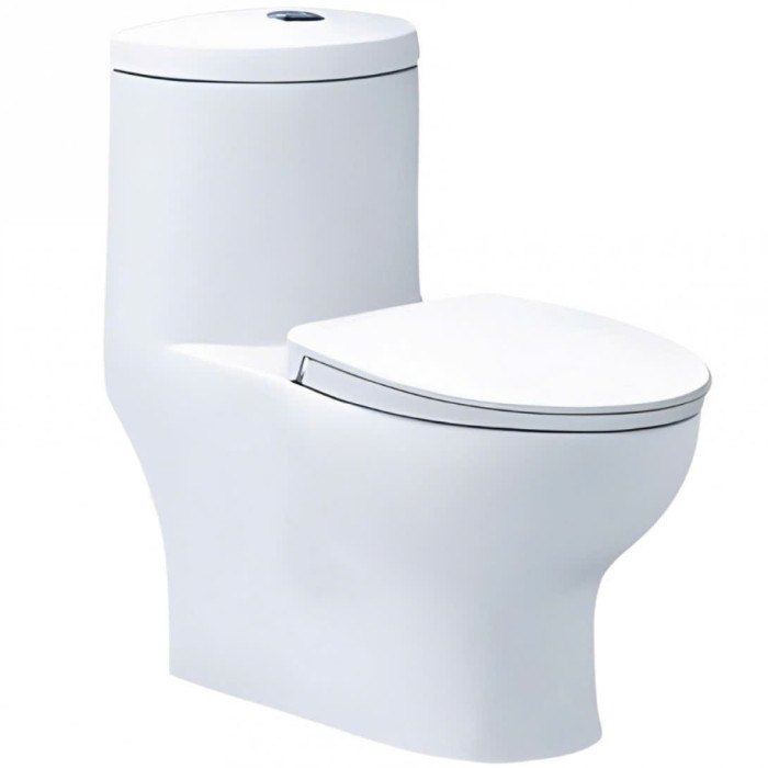 Bồn Cầu CAESAR C1375 (CD1375) Một Khối Nắp Êm