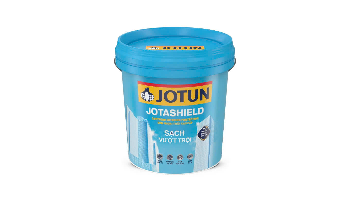 Sơn phủ Jotun Jotashield Sạch Vượt Trội 15L